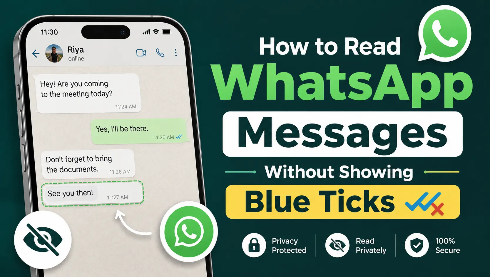 Read more about the article How to Read WhatsApp Messages Without Showing Blue Ticks