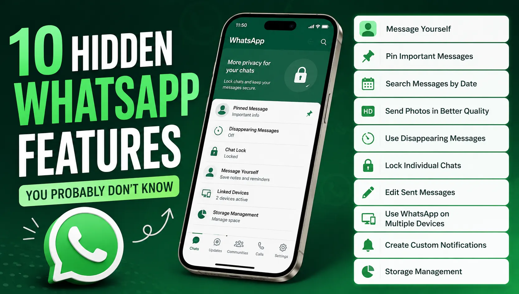 Read more about the article 10 Hidden WhatsApp Features You Probably Don’t Know